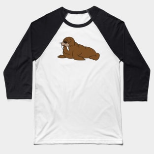 Walrus - Cute Walrus Baseball T-Shirt